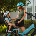 Lectric ebikes - XP4 750 Step-Thru Raindrop Blue eBike - Image 5