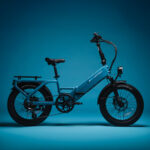 Lectric ebikes - XP4 750 Step-Thru Raindrop Blue eBike - Image 3