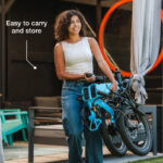 Lectric ebikes - XP Lite2 Lectric Blue Long-Range eBike - Image 6