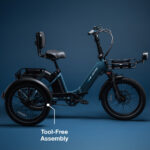 Lectric ebikes - XP Trike2 750 Dusk Blue eTrike - Image 8