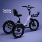 Lectric ebikes - XP Trike2 750 Lavender Haze eTrike - Image 8